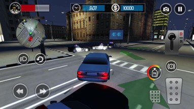 Police Car Escape 3D: Night Mode Racing Chase Game Image
