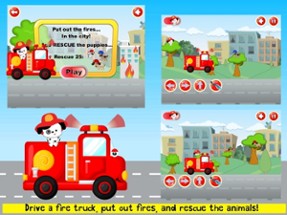 Fire-Trucks Game for Kids FULL Image