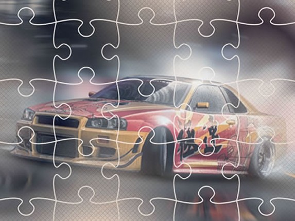 Japanese Racing Cars Jigsaw Game Cover