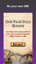One Page Solo Engine - Online Image