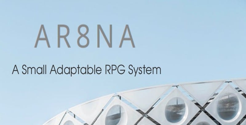 Ar8na - A Small Adaptable RPG System Game Cover