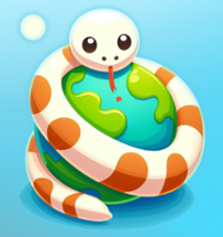 Snake around the World Image