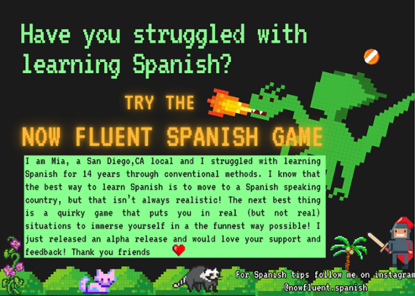 Now Fluent Spanish Game Cover