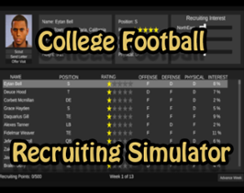 College Football Recruiting Simulator Image
