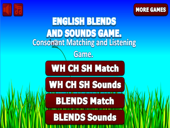 English Blending Sounds game Game Cover