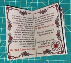 Personal Book of Remembrance Image