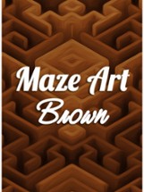 Maze Art: Brown Image
