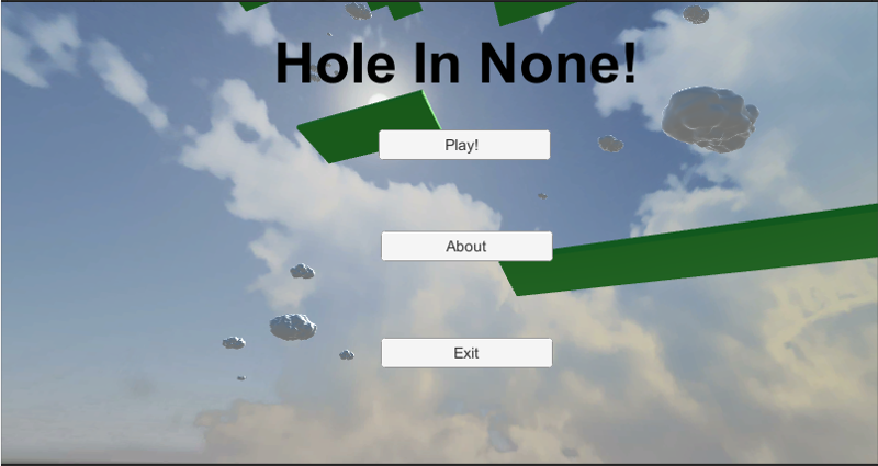Hole In None! Game Cover