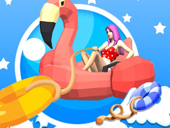 Bikini Surfing Rescue Game Cover