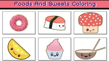 Design and Decorate Own Sweet On Coloring Book Image