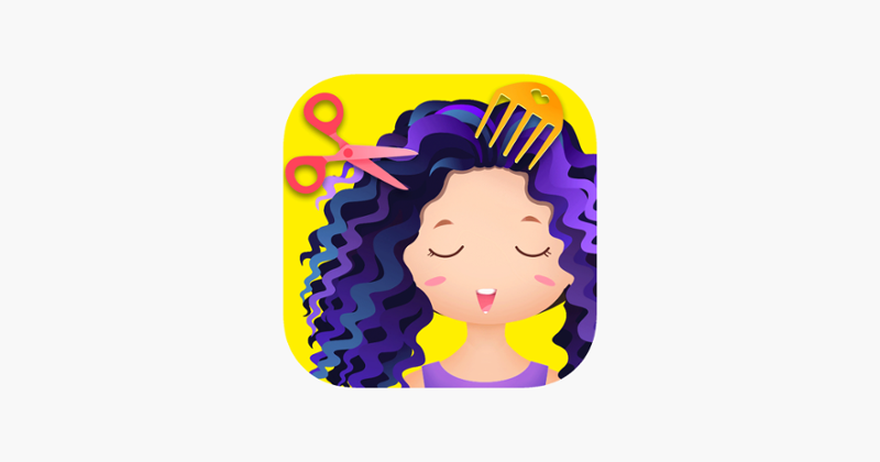 Hair salon &amp; makeup game Game Cover