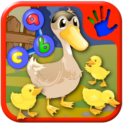 Preschool ABC farm animal join the dot puzzles Game Cover