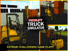 Construction Forklift Crane Driver 3D Simulator Image
