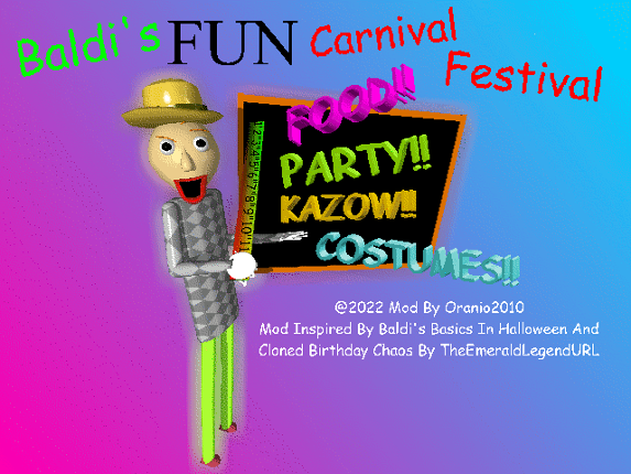 Baldi's Fun Carnival Festival Game Cover