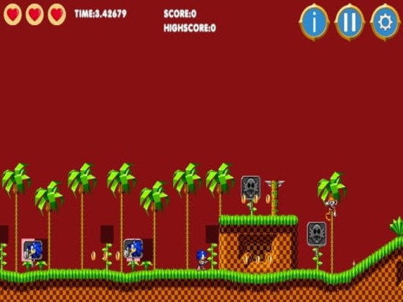 Sonic html5 Game Cover