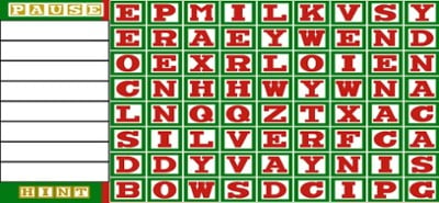 Word Owls WordSearch Christmas Image