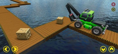 Mega Ramp Excavator Stunts Sim Image