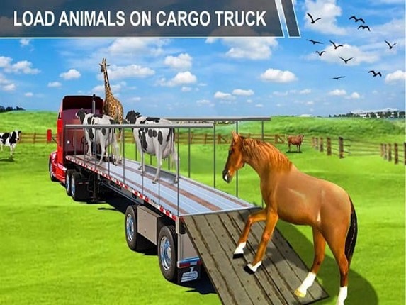 Animal Cargo Transporter Truck Game 3D Game Cover