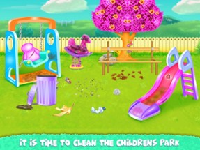 Childrens Park Garden Cleaning Image