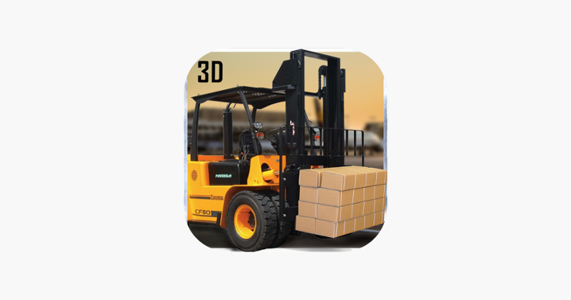 Construction Forklift Crane Driver 3D Simulator Game Cover