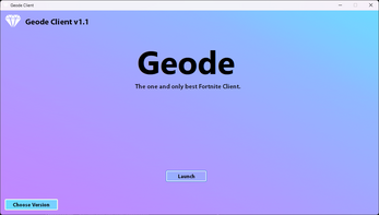 Geode Client -  Fortnite Client Image