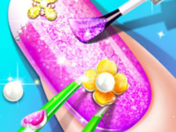 Princess Nail Makeup Game Cover