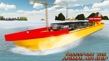 Cargo Ship Animal Transporter &amp; Boat Sailing Game Image