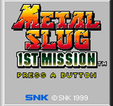 Metal Slug 1st Mission Image