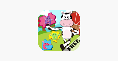 Farm Animal Puzzles - Educational Preschool Learning Games for Kids &amp; Toddlers Free Image