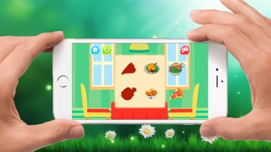 Food Shadow Puzzles,Drag and Drop Puzzle for Kid Image