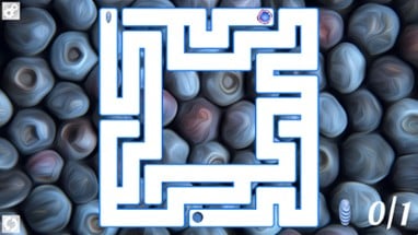 Maze Art: Blue Image