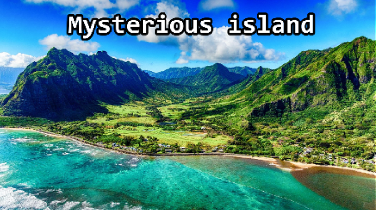 Mysterious island by ai Game Cover