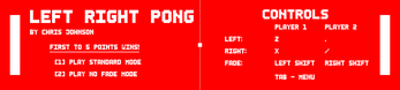Left Right Pong Image