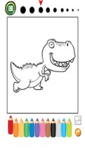 Dino Coloring Book : Free For Toddler And Kids! Image