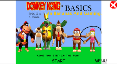 Donkey Kong's Basics In Bananas And Gaming (A Baldi's Basics Mod.) Image