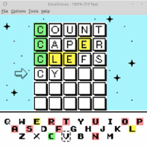 GB-Wordyl: Wordle clone for Game Boy (& Color) / Analogue Pocket / Mega Duck Image