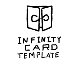 Infinity Card Template for Affinity Image