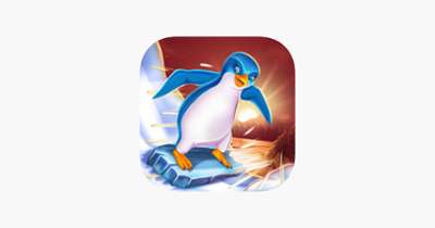 Penguin Snow Surfing Image