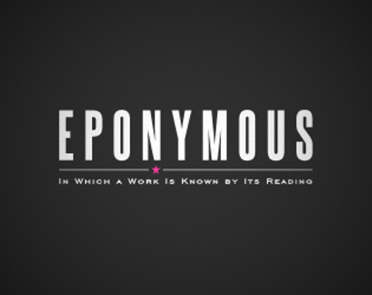 EPONYMOUS Game Cover