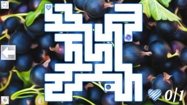 Maze Art: Blue Image