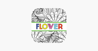 Flower Colorful - Coloring Book for Adults Image