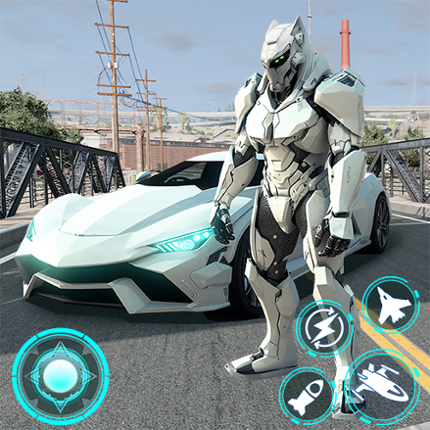 Robot Car Transformation Game Game Cover