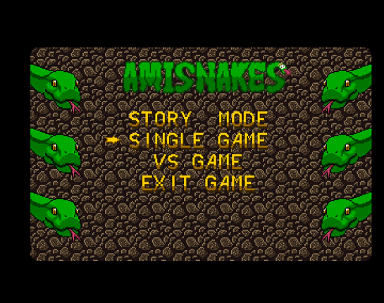 AmiSnakes Game Cover