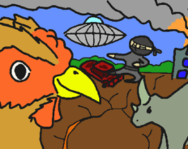 Crazy Chaotic Chicken Chase Image
