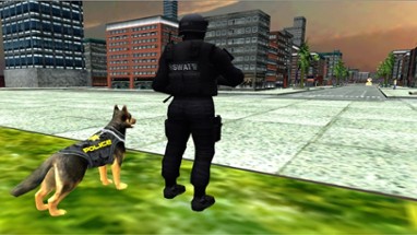 Super Police Dog 3D Image