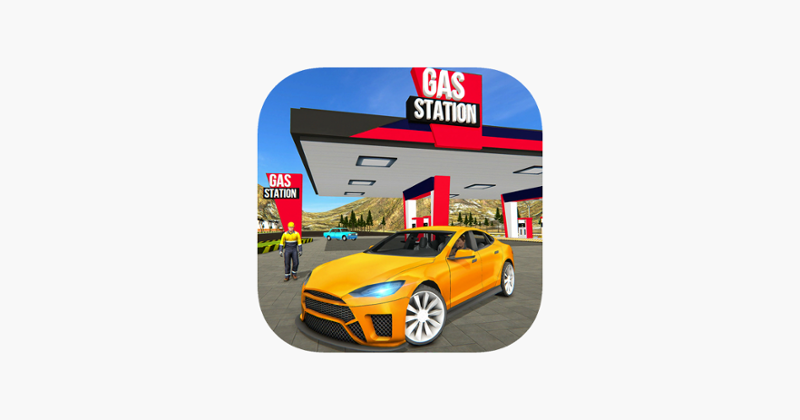 Car Parking At Gas Station Game Cover