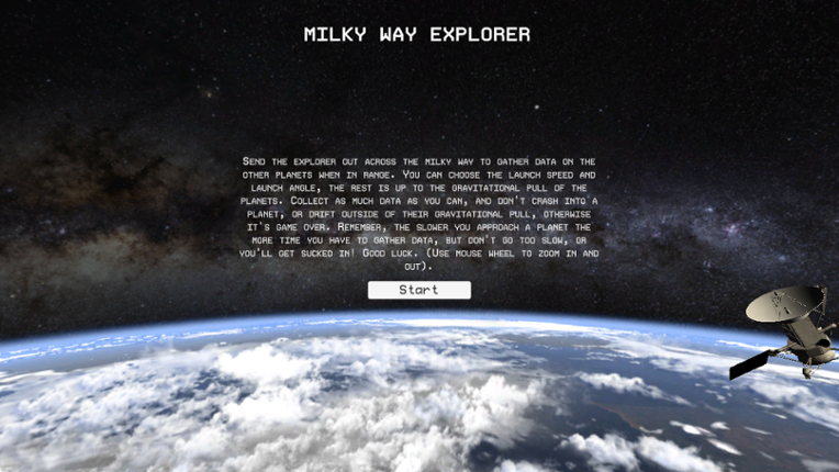 Milky Way Explorer Game Cover