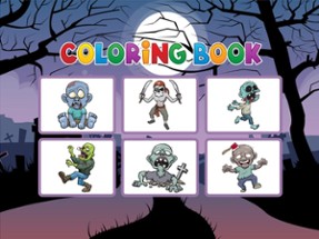 Zombie Coloring Book - Painting Game for Kids Image