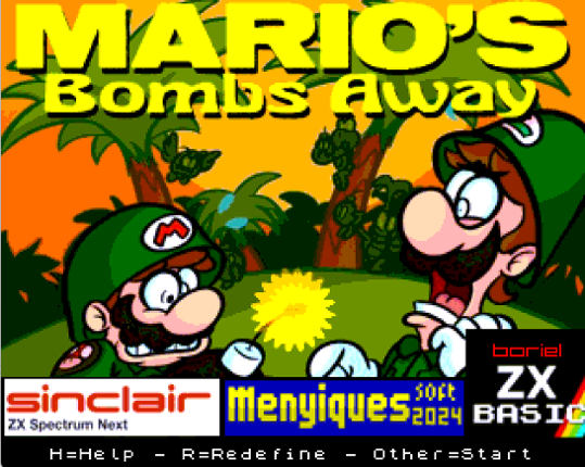 Mario's Bombs Away for ZX Next Game Cover