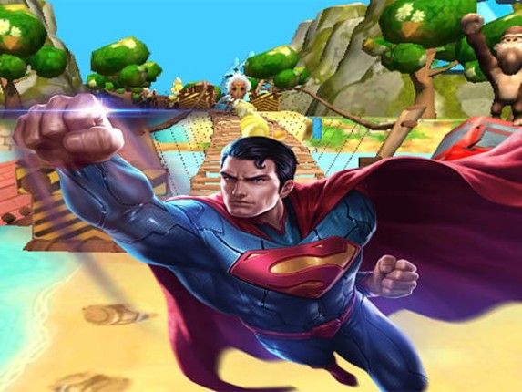 Subway Superman Run Game Cover